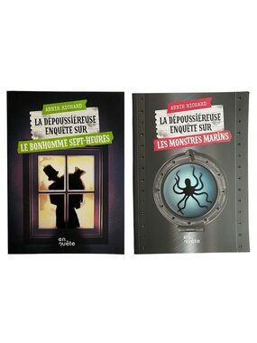 2 pour 1 - Annie Richard Livres Mystère Enfants - La Dépoussiéreuse Enquête